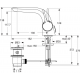 MELANGE Mitigeur lavabo avec flexibles (A4260AA)