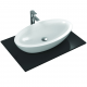 STRADA Lavabo à poser oval 750 x 420 x 180 mm, blanc (K078501)