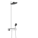 Pulsify Showerpipe 24241670 avec thermostat de douche Shower Tablet Select 400, EcoSmart, chrome
