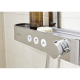Pulsify Showerpipe 24241670 avec thermostat de douche Shower Tablet Select 400, EcoSmart, chrome