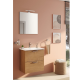MEUBLE SDB AVEC MIROIR, LAVABO ET LED 59x61x39,5 ANTHRACITE