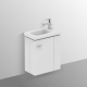 CONNECT SPACE Meuble lave-mains 436x520x243 mm droite Couleur Blanc laqué (E0371WG)