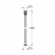 Flexible douche Relexaflex TwistStop en métal, Chrome