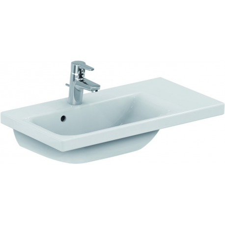 CONNECT SPACE Lavabo Space 700 mm droite blanc IdealPlus 700 x 175 x 380 mm (E1328MA)