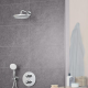 Douche de tête et bras 286 mm Tempesta 210, 1 jet