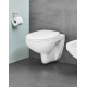 Pack WC : Rapid SL + WC Bau Céramique blanc + plaque de commande + fixations