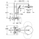 Colonne de douche avec thermostatique Euphoria System 260, Chrome