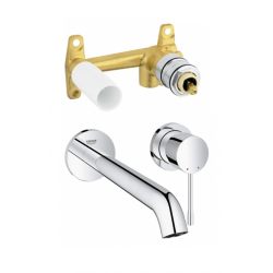 Mitigeur lavabo encastré Essence L & corps d'encastrement, Chrome