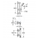 Ensemble de douche thermostatique Grohtherm 800 1/2, Chrome