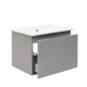 Meuble gris avec vasque 58x43x44,8cm Savona