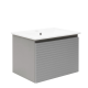 Meuble gris avec vasque 58x43x44,8cm Savona