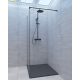 Swiss Aqua Technologies - Colonne de douche avec mitigeur mécanique + Douche de tête 200mm + Douchette 3 jets, Noire ma