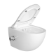 WC sans bride avec fonction bidet thermostatique + abattant softclose