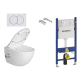 Pack WC : UP100 + WC Infinitio Bidet + fixations + plaque