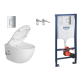 Pack WC : UP100 + WC Infinitio Bidet + fixations + plaque