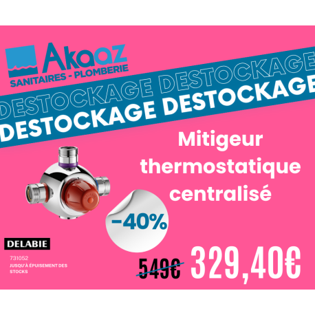 Mitigeur thermostatique centralisé "Premix Sécurit"