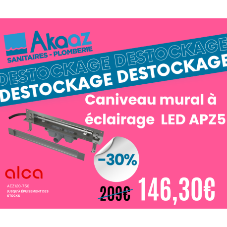 Eclairage LED pour caniveau mural APZ5