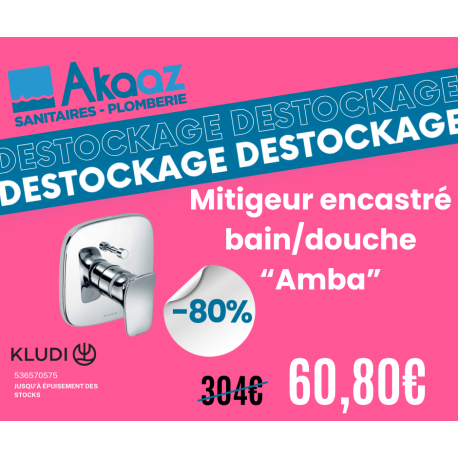 AMBA Mitigeur de bain encastré, chrome (536570575)