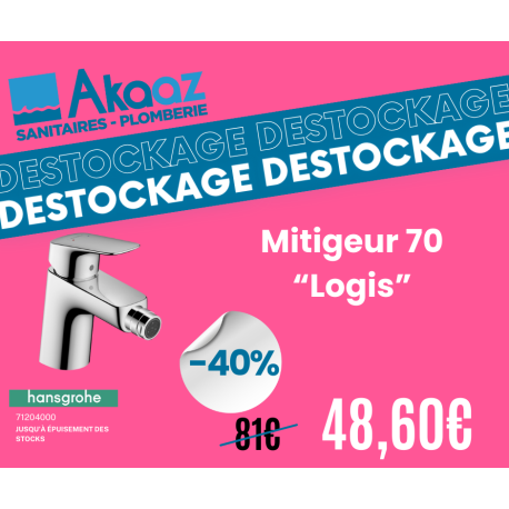 Logis 70 Mitigeur bidet (71204000)