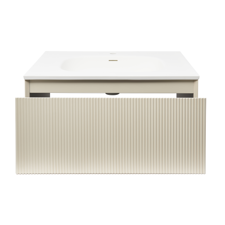 Meuble & lavabo Austen 80cm, Beige