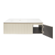 Meuble & lavabo 120cm, Beige