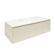 Meuble & lavabo 120cm, Beige