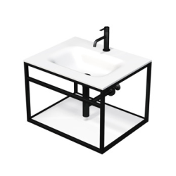 Meuble & lavabo Konzoleum 66 x 46,2 x 53 cm, Blanc