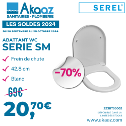 Abattant Serel pour serie SM ou solido compact (223bt00002)