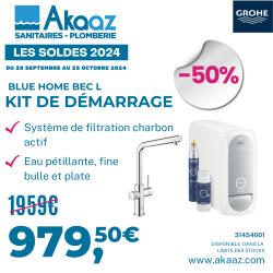 Blue Home Kit de démarrage Mitigeur bec L Chrome (31454001)