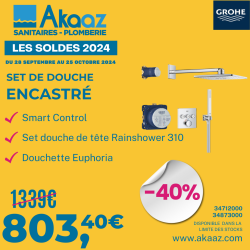 SmartControl Set de douche GROHE (34712000)