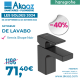 Mitigeur de lavabo 70cm "Vernis Shape", Noir