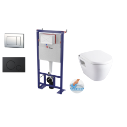 Pack WC : Bâti autoportant + cuvette SM26 blanche - SAT