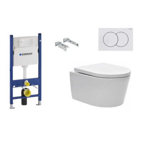 Pack WC : Duofix UP100 + cuvette Brevis blanche