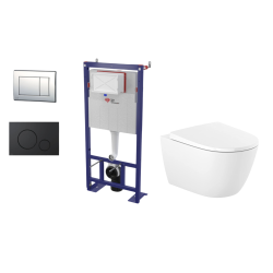 Pack WC : Bâti autoportant + WC Smyle Square