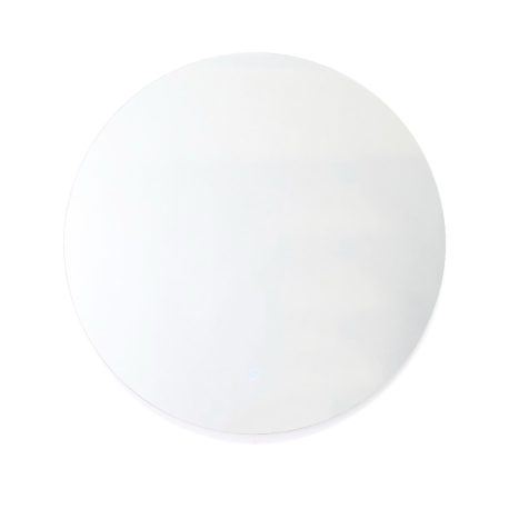 Miroir rond avec éclairage LED et capteur 80x80 cm