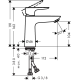 Mitigeur lavabo 110 CoolStart " Talis E",