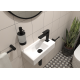 Lavabo SAT Brevis 40,5x20,5 cm trou pour robinet à droite SATBRE4020SR