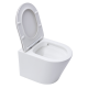 WC suspendu Infinitio, Blanc Mat