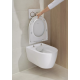 WC suspendu iCon, Blanc