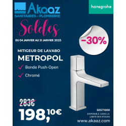 Metropol Select 110 Mitigeur de lavabo, bonde Push-Open chrome