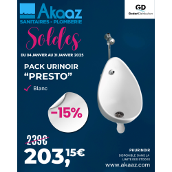 PACK URINOIR PRESTO - BLANC