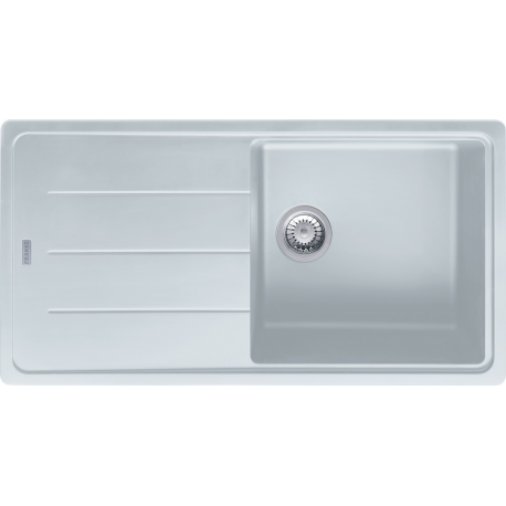 Evier BFG 611 970x500mm en fraganit+, Blanc artic