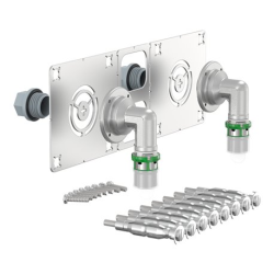 Patère multicouche - patères double placo entraxe 150 Ø 16 mm - 15x21 - 1/2