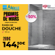 paroi de douche 120cm