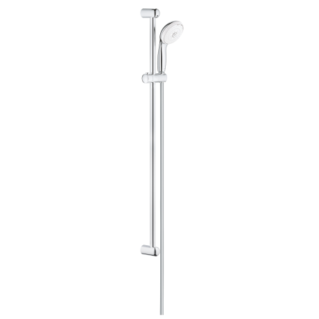 Ensemble de douche 3 jets Tempesta 100, Chrome