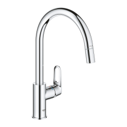 Mitigeur évier Grohe Bauflow, Chrome