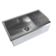 Evier SOUS PLAN en acier inox 55x45x21cm Timeless, Gun Métal