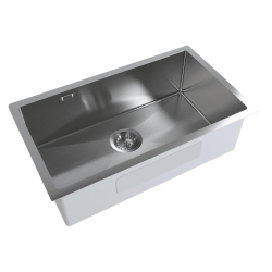 Evier SOUS PLAN en acier inox 55x45x21cm Timeless, Gun Métal