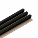 Lattes de décoration - lambris lamellé noir 275x176x3mm fond chêne