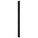 Lattes de décoration - lambris lamellé noir 275x176x3mm fond chêne